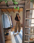 JEANS BALLOON LEOPARDATI