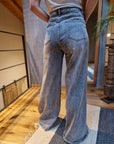 Jeans palazzo stone washed