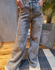 Jeans palazzo stone washed