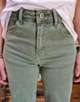 PANTALONE A GAMBA DRITTA VERDE