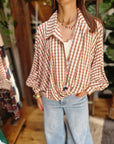 CAMICIA CHECK NODO
