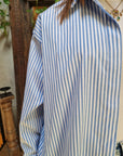 CAMICIA OVER SCRITTA "ST BARTH"