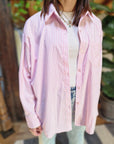 CAMICIA OVER CON DISEGNO SOLE