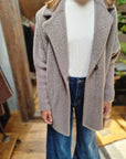 CARDIGAN EFFETTO PELLICCIA