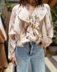CAMICIA ROUGE CON COLLANA