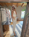 PANTALONI A POIS CON CINTURA