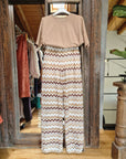 PANTALONE IN MAGLIA TRAFORATA
