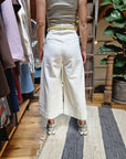 JEANS CULOTTE PANNA