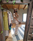 PANTALONE IN MAGLIA TRAFORATA