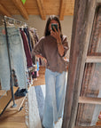 MAGLIA OVERSIZE CON DETTAGLIO INSERTI IN PIZZO