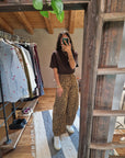 JEANS BALLOON LEOPARDATI