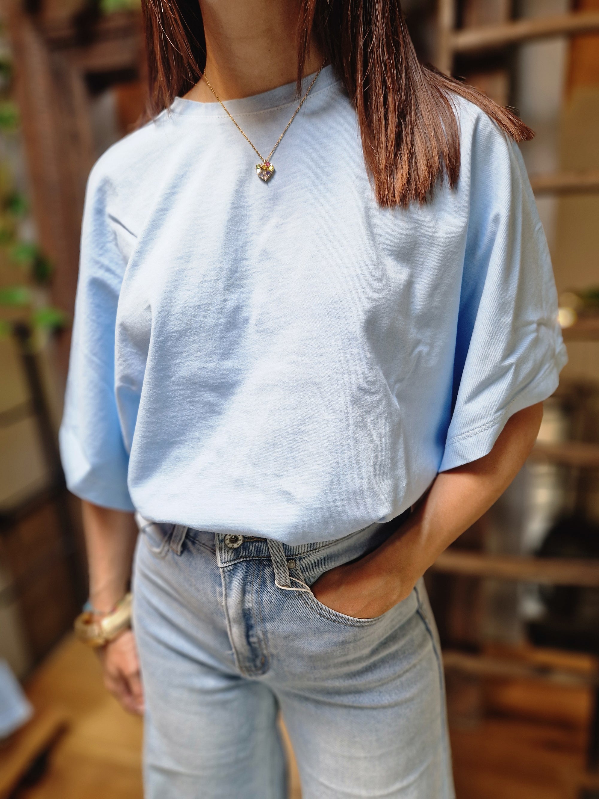 T-SHIRT MANICHE LARGHE
