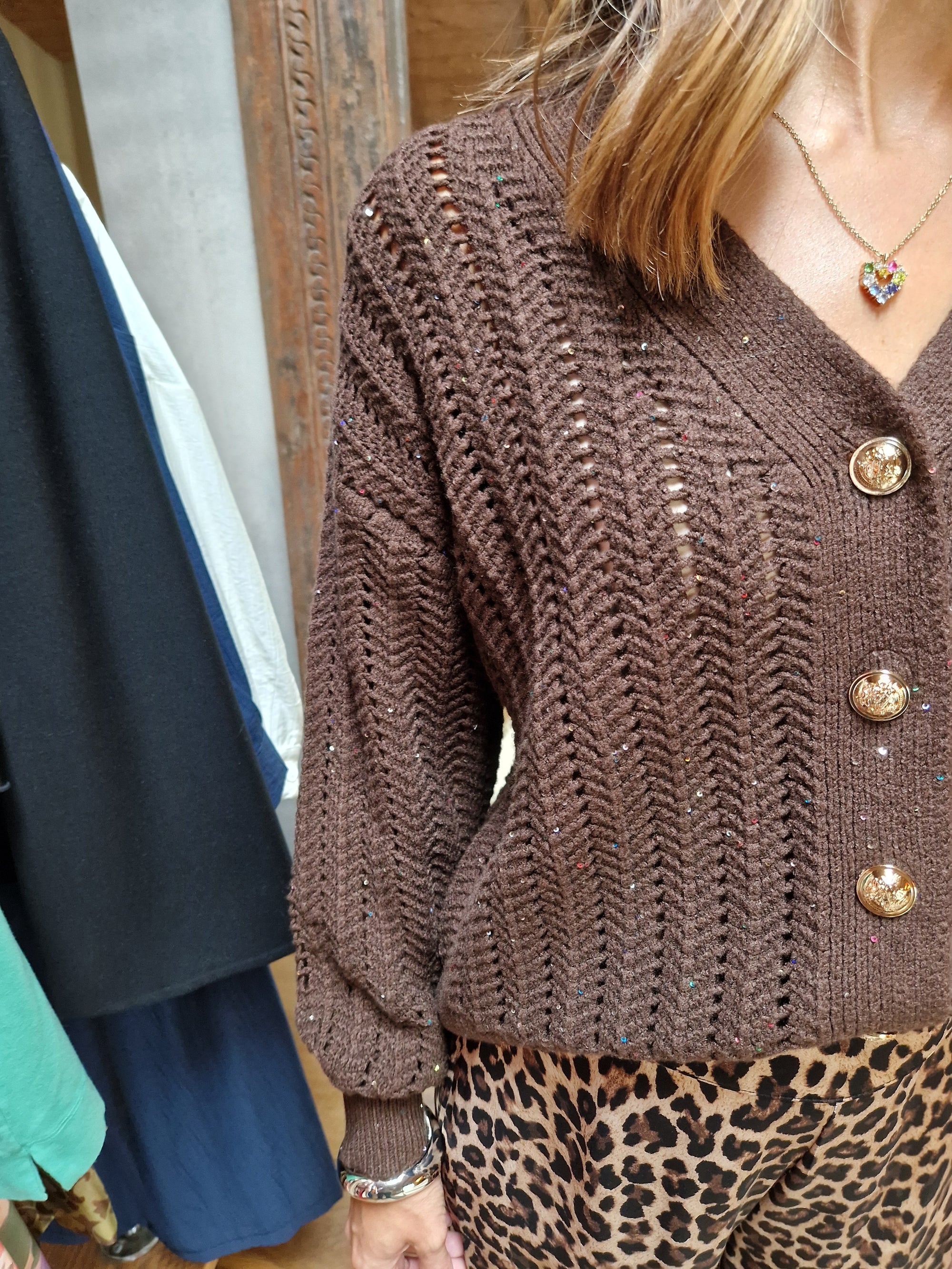 CARDIGAN PAILLETTES