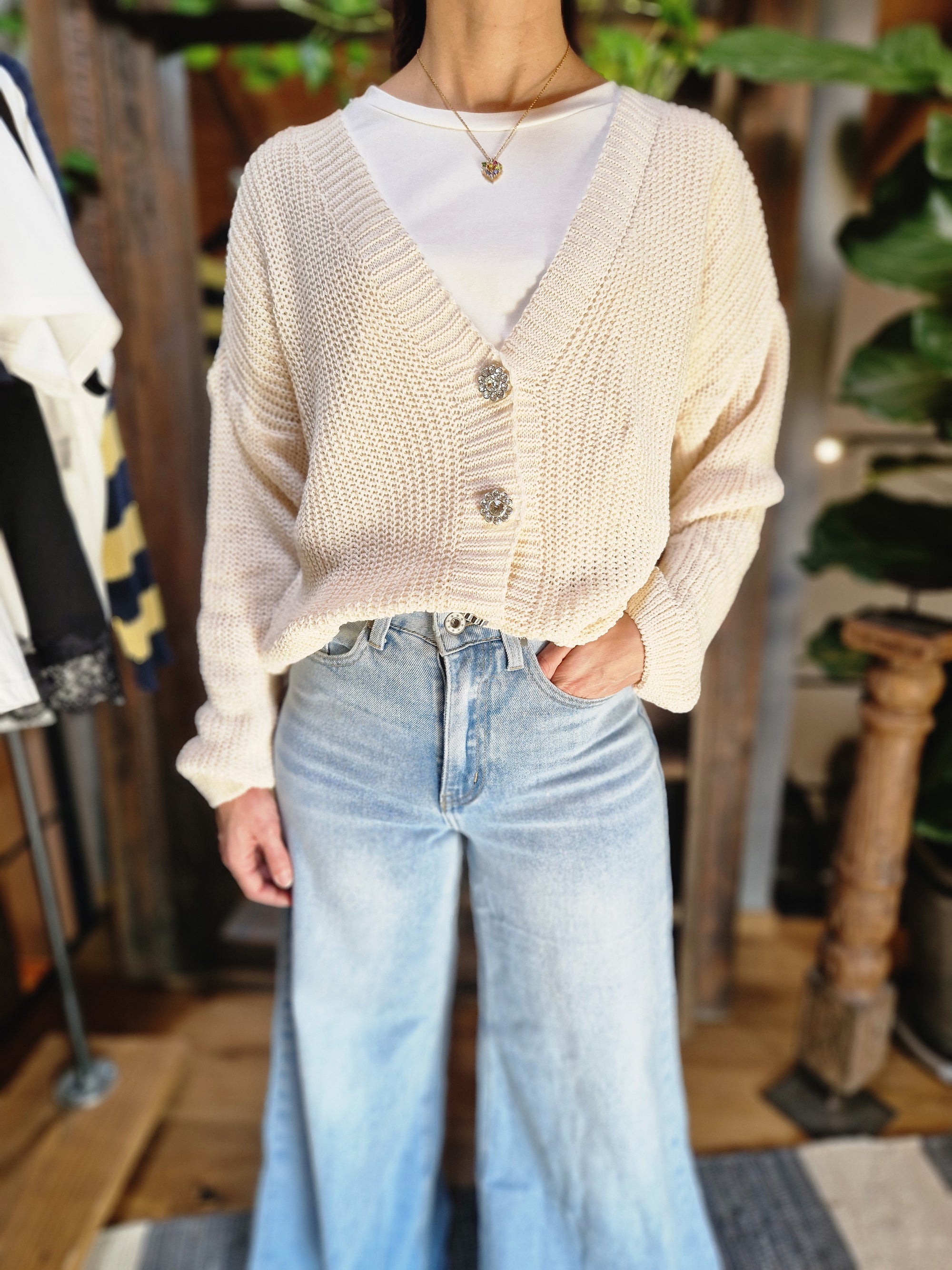 CARDIGAN BOTTONI GIOIELLO