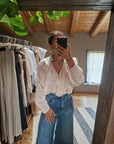 CAMICIA ROUGE CON COLLANA