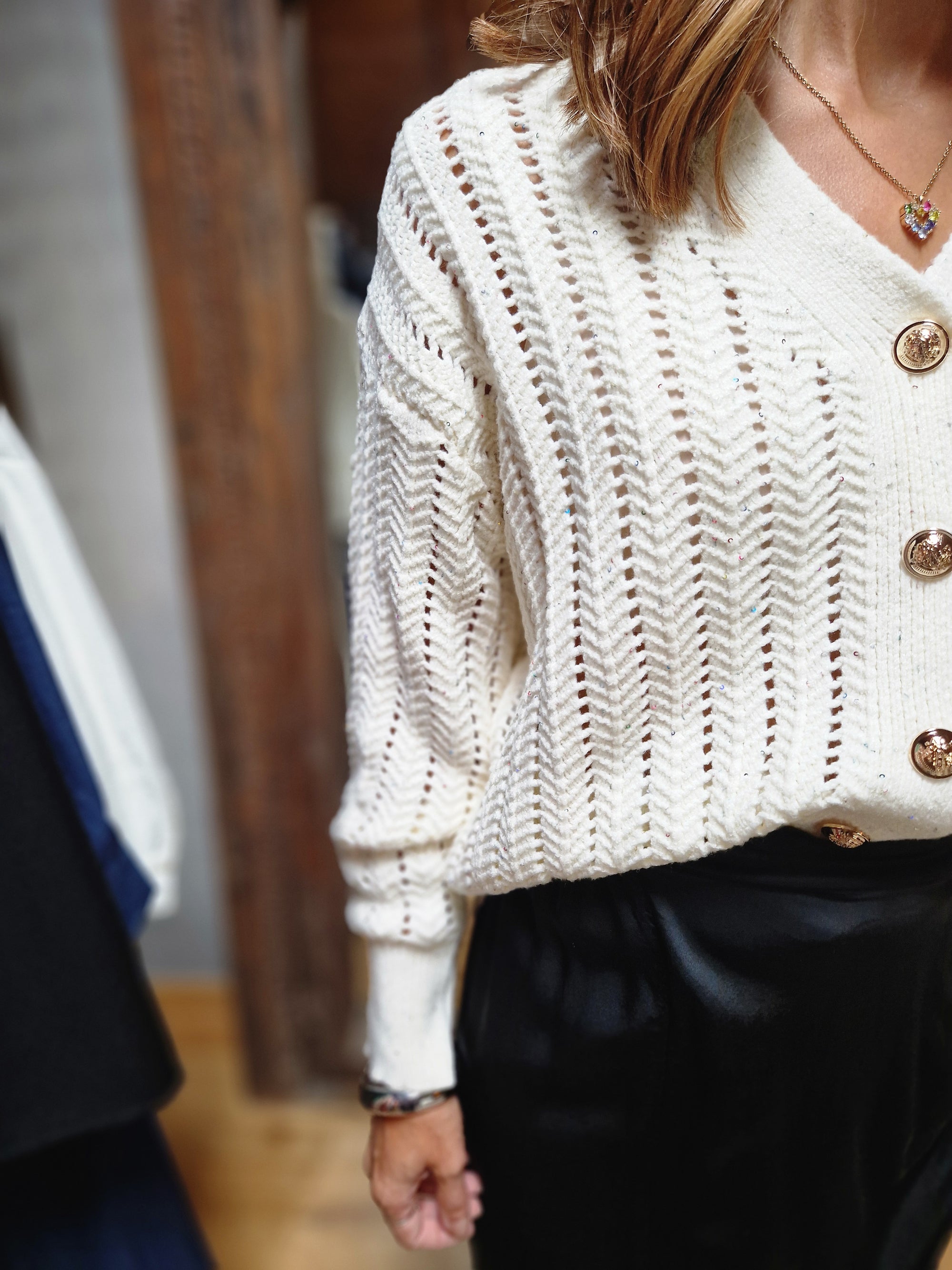 CARDIGAN PAILLETTES