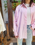 CAMICIA OVER CON DISEGNO SOLE