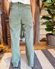 PANTALONE A GAMBA DRITTA VERDE