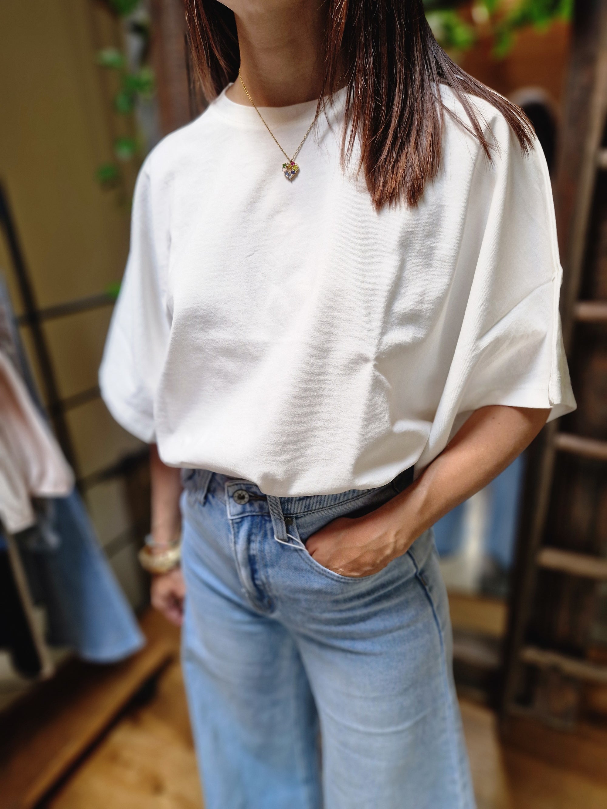 T-SHIRT MANICHE LARGHE