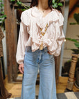 CAMICIA ROUGE CON COLLANA