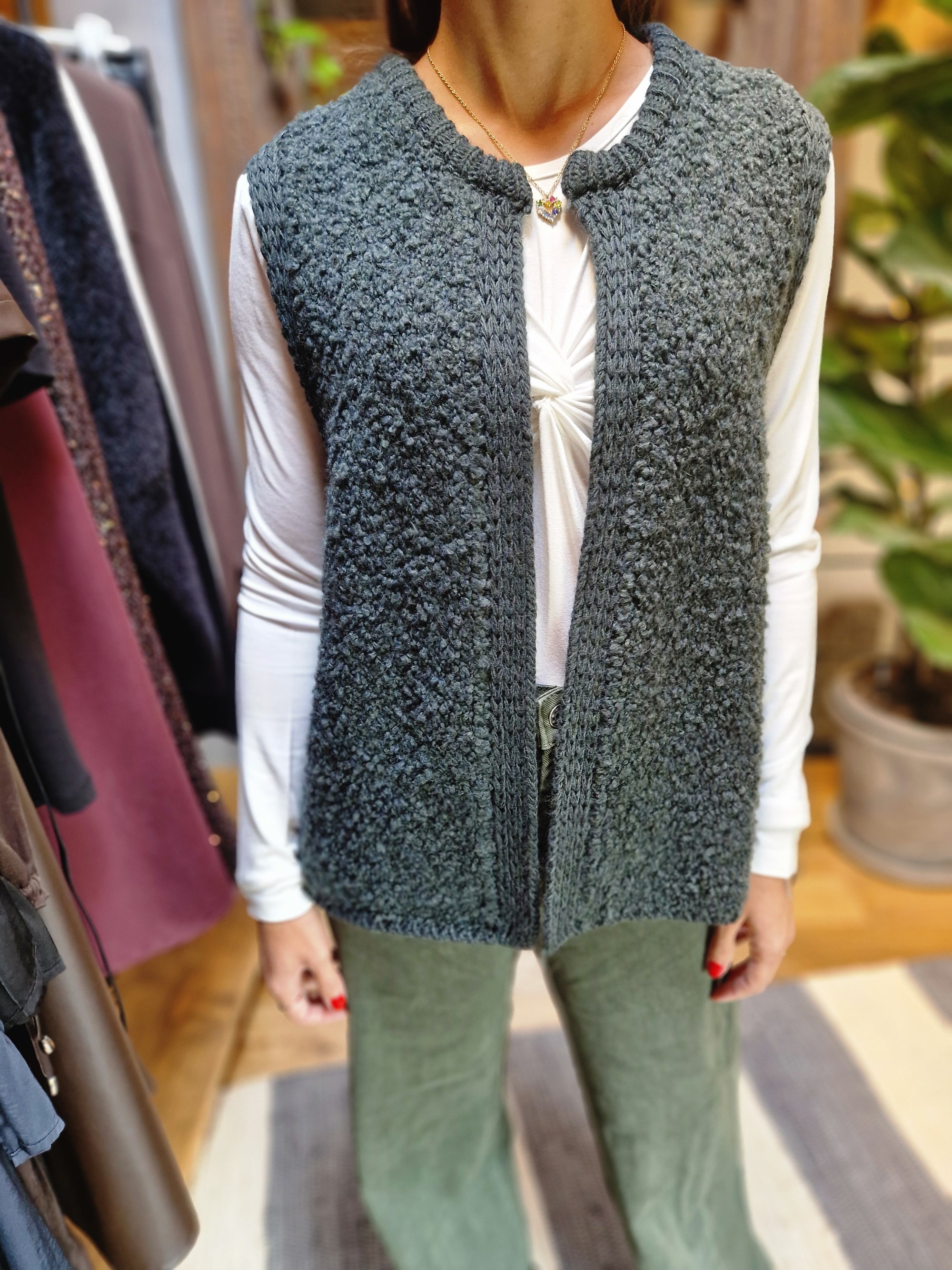 GILET BOUCLE&#39;