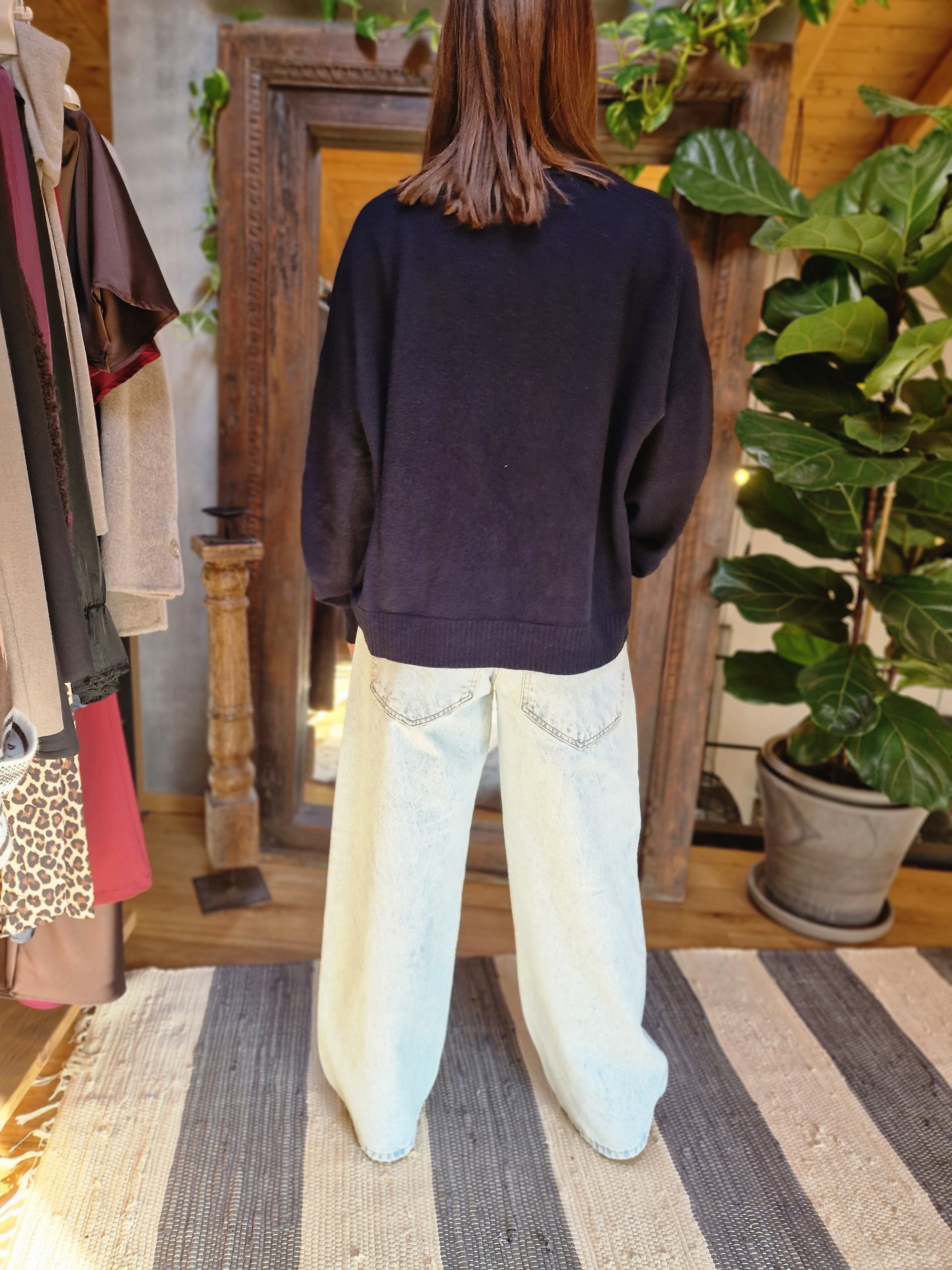 CARDIGAN SCOLLO PROFONDO