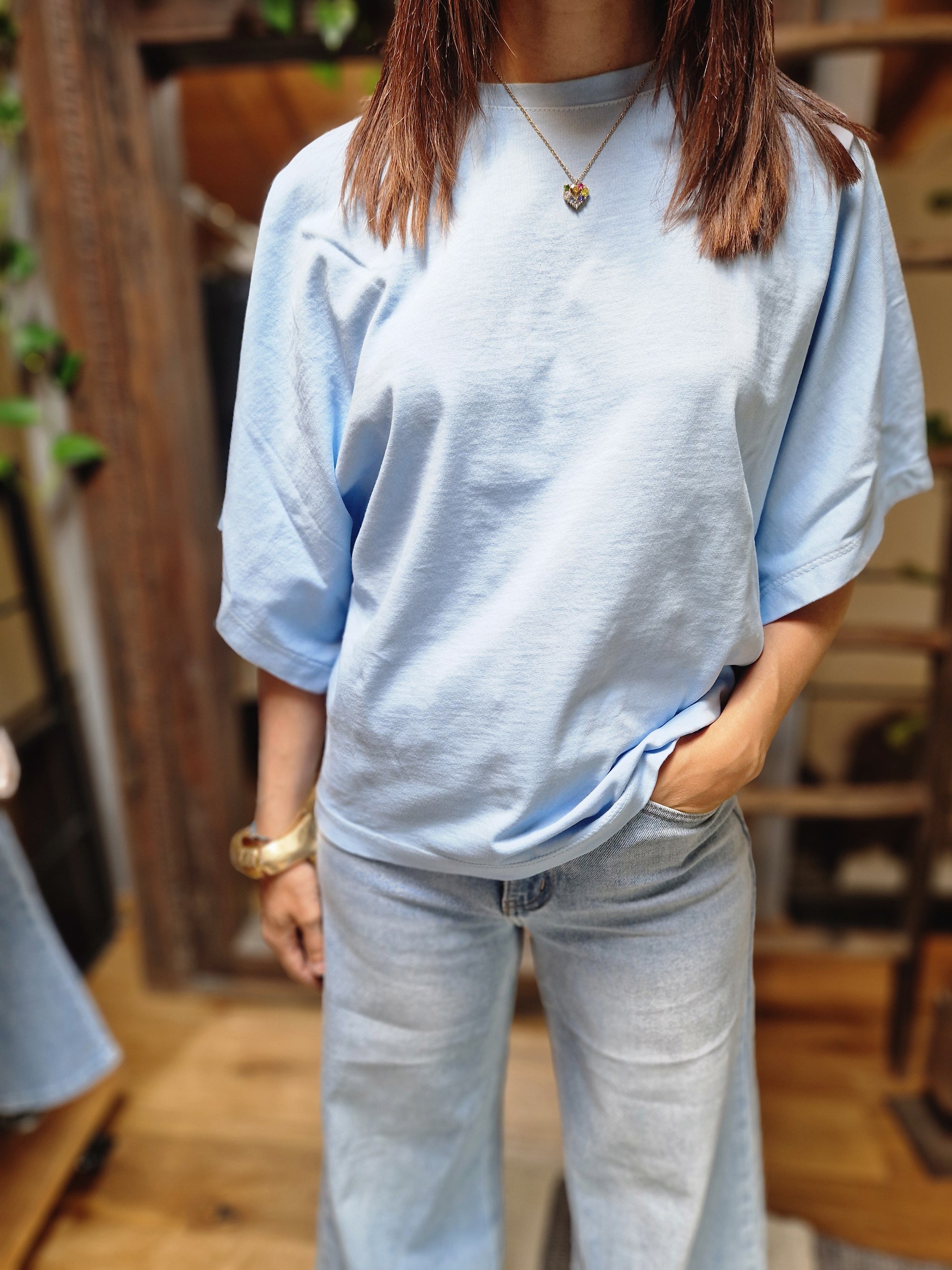 T-SHIRT MANICHE LARGHE