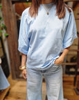 T-SHIRT MANICHE LARGHE