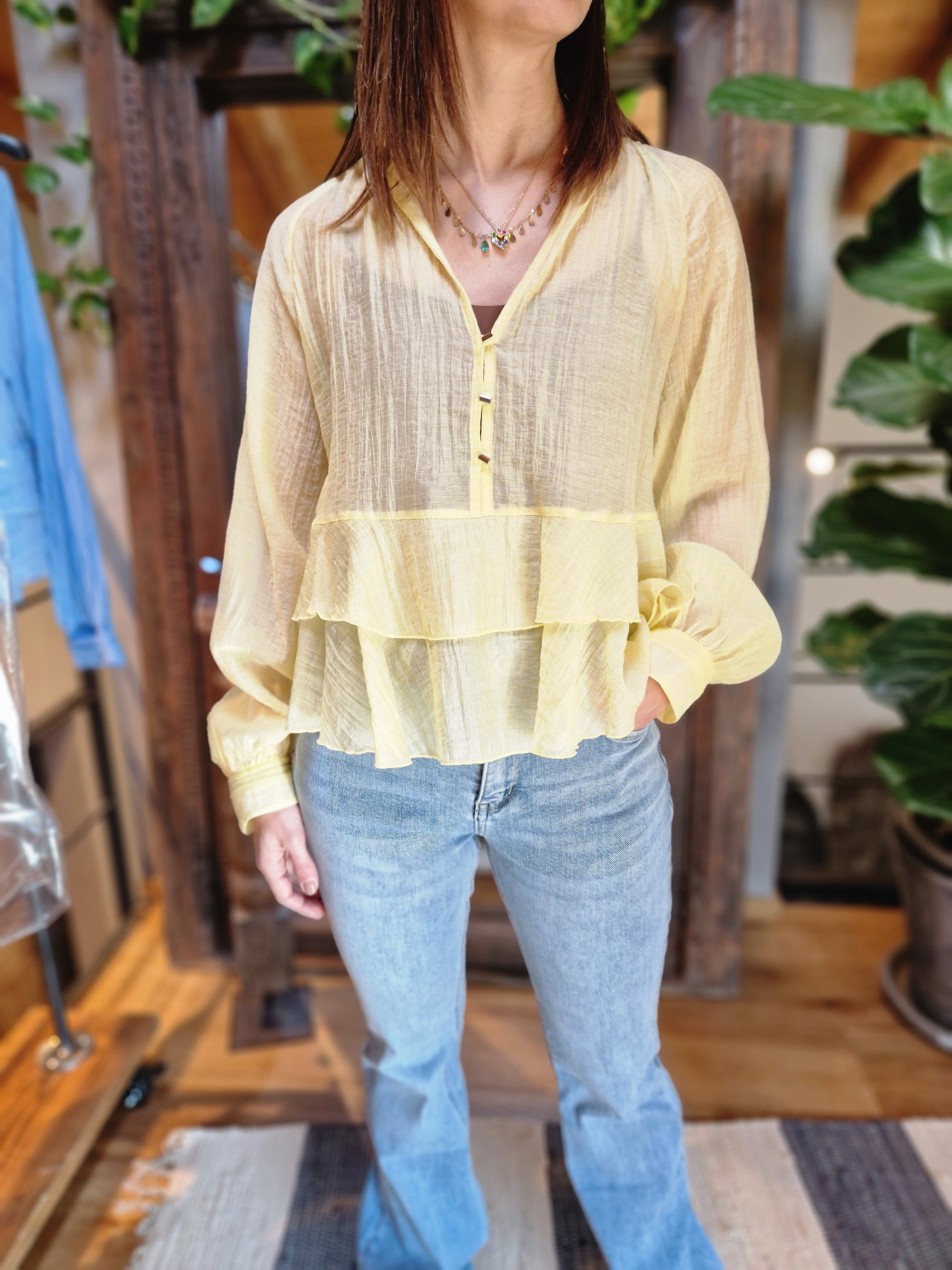 BLUSA SCOLLO PROFONDO