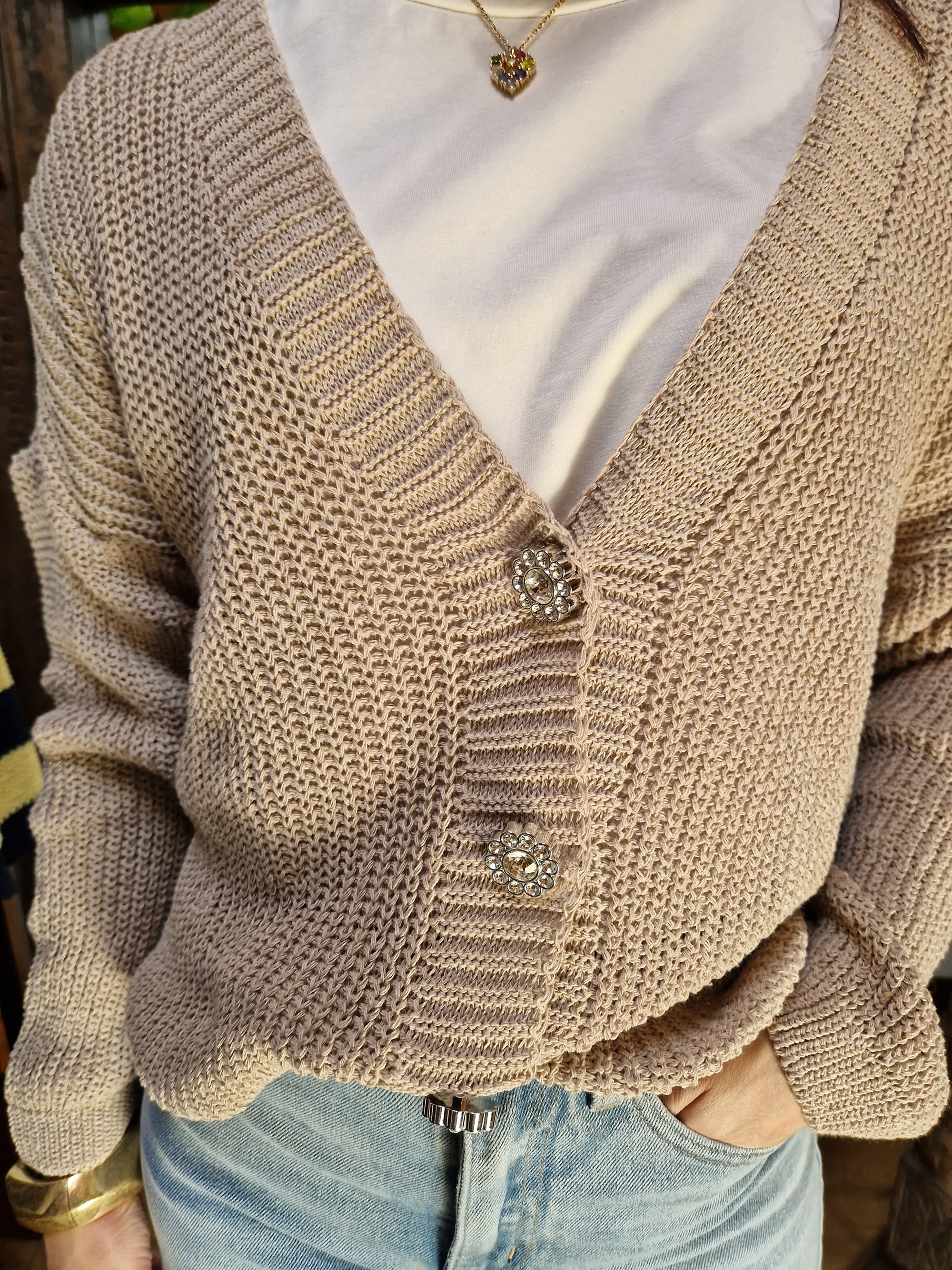CARDIGAN BOTTONI GIOIELLO