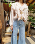 CAMICIA ROUGE CON COLLANA