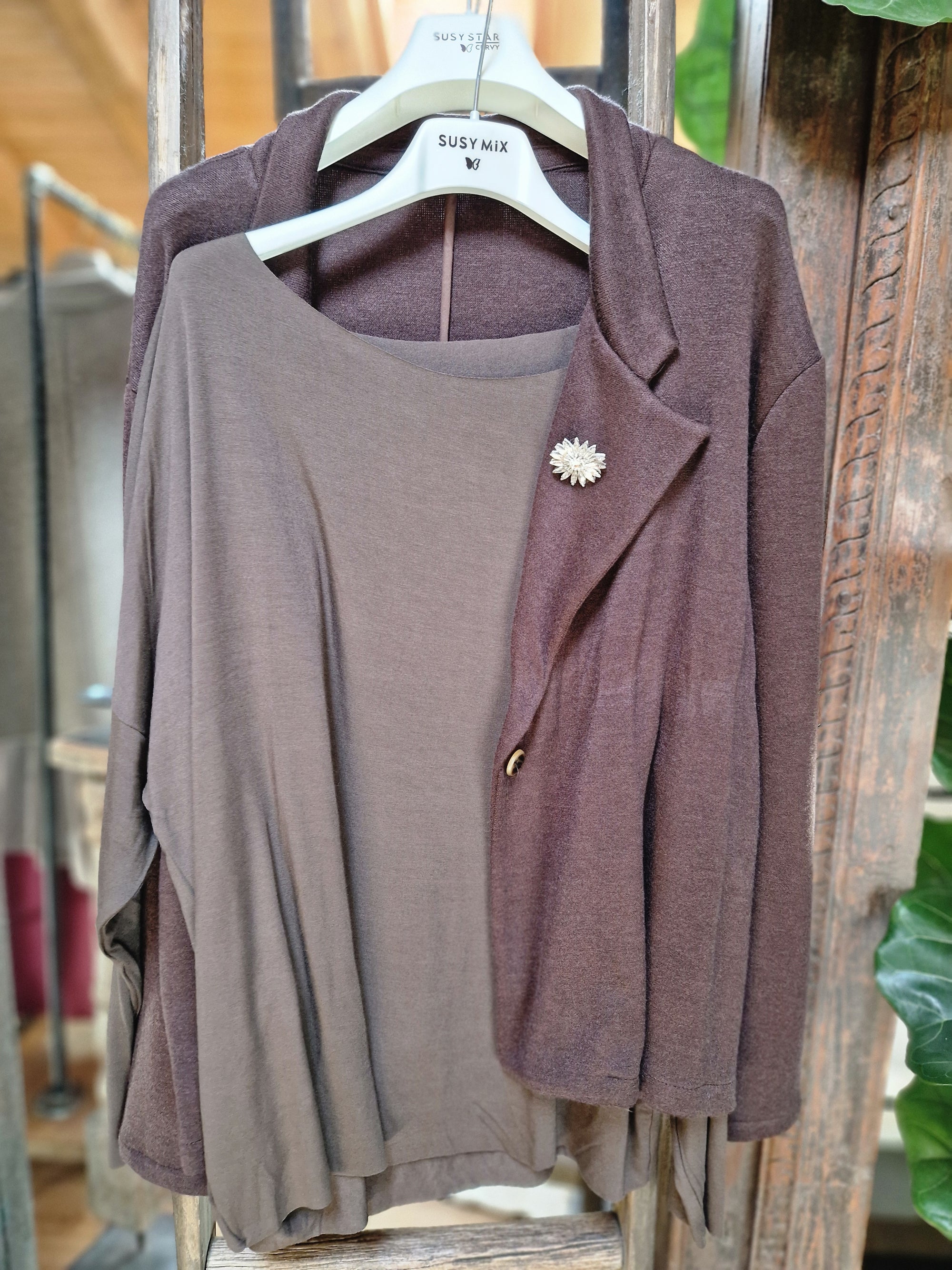 BLAZER IN MAGLIA - Linea Curvy