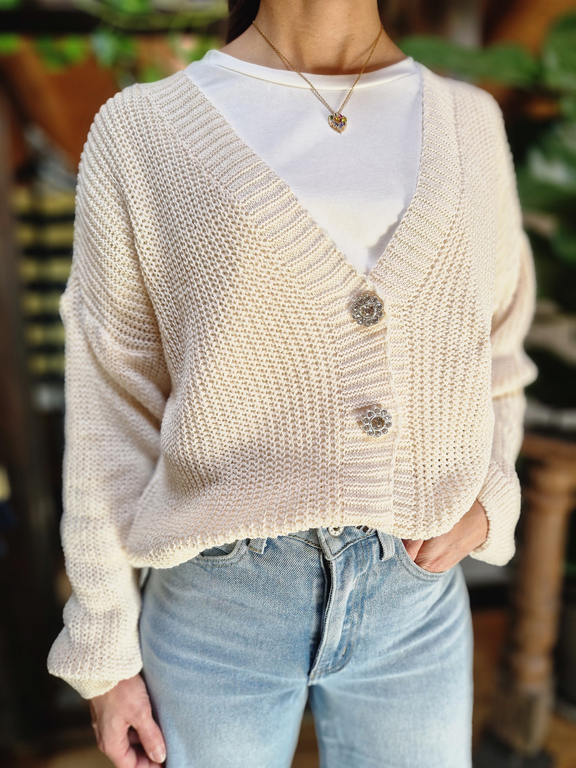 CARDIGAN BOTTONI GIOIELLO