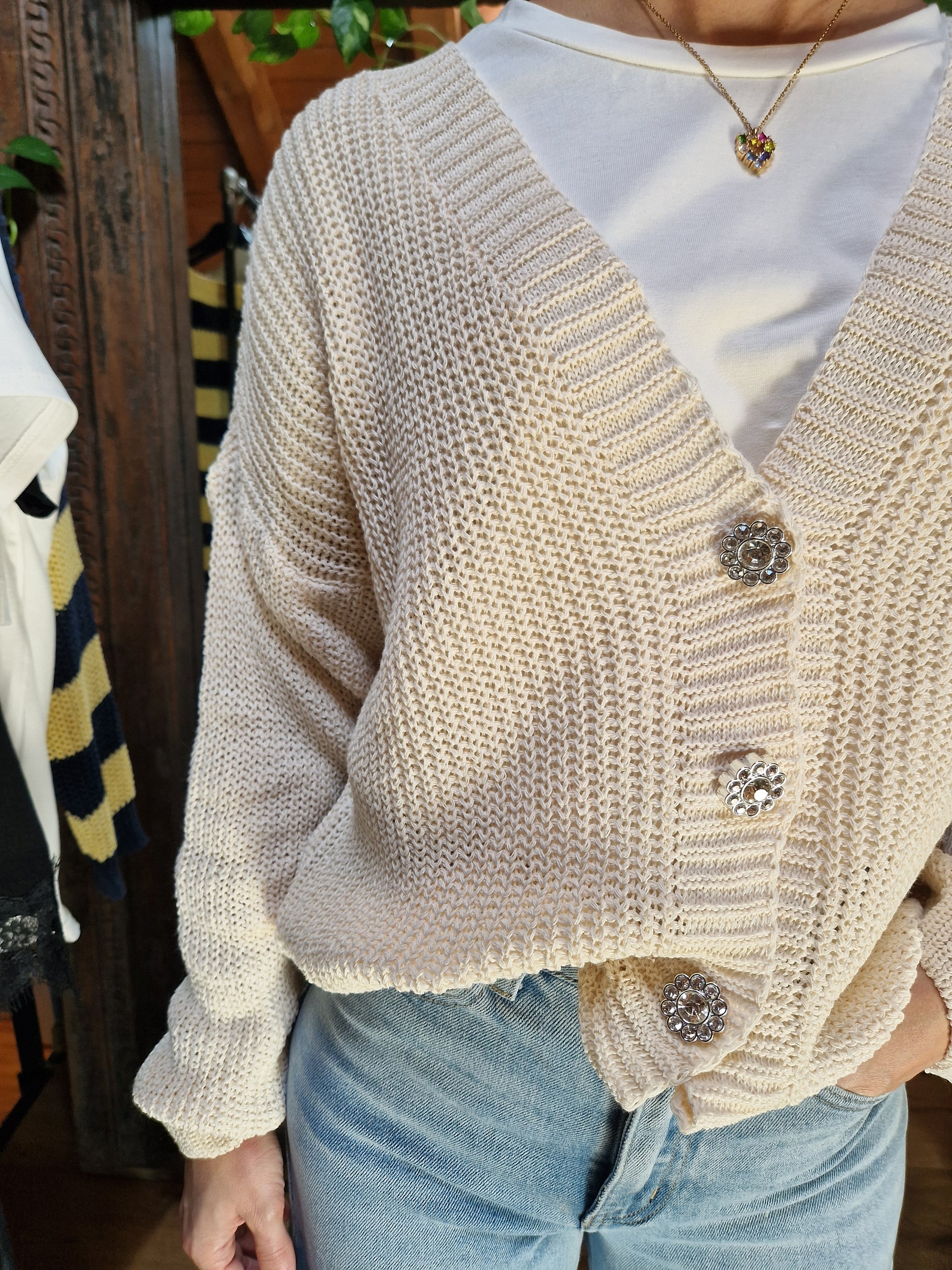 CARDIGAN BOTTONI GIOIELLO