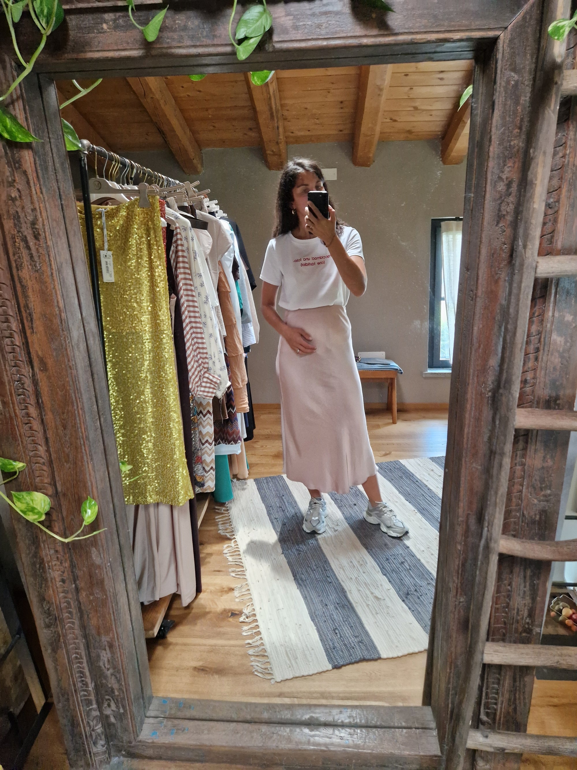 GONNA LONGUETTE SATIN