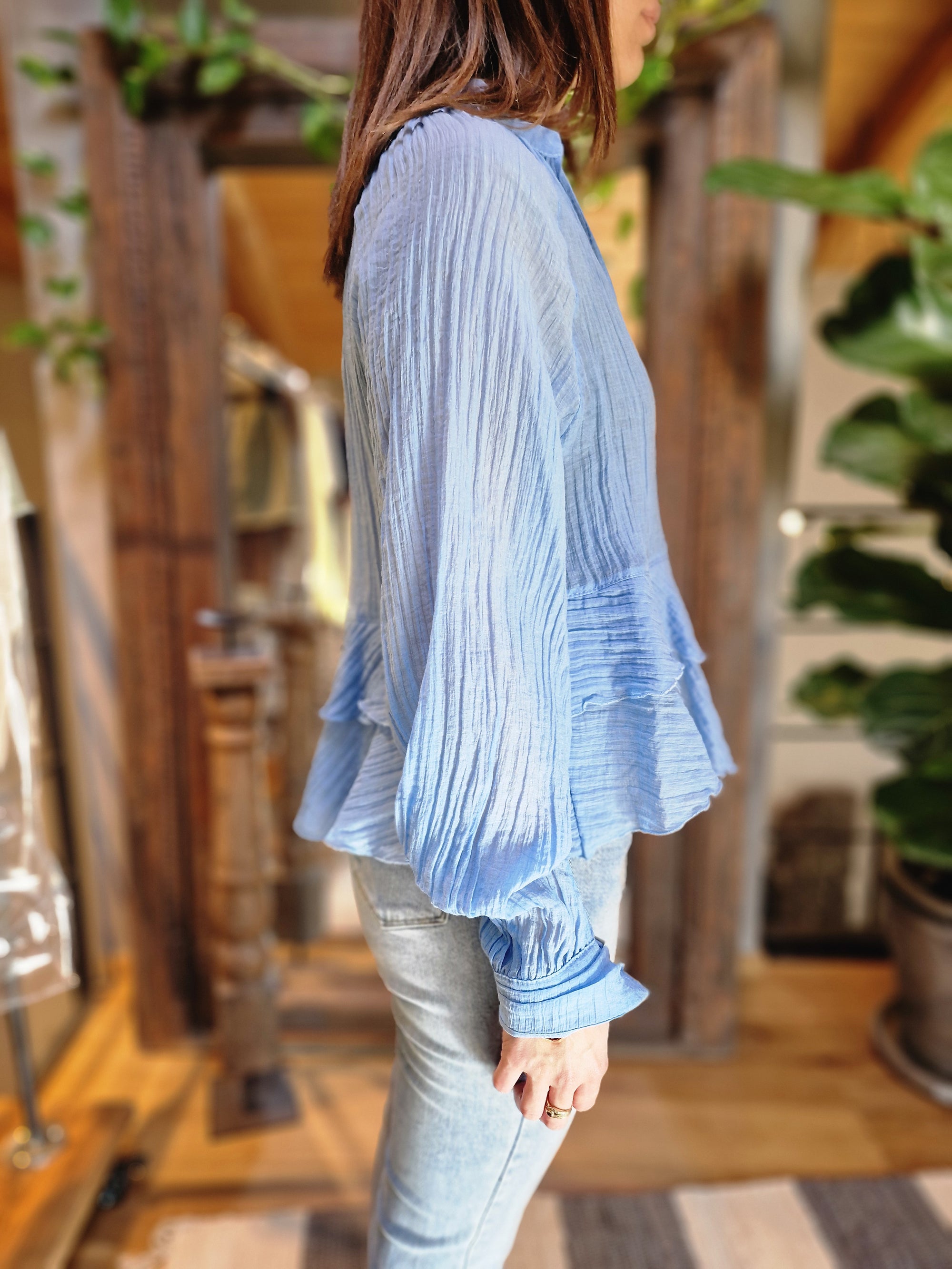 BLUSA SCOLLO PROFONDO