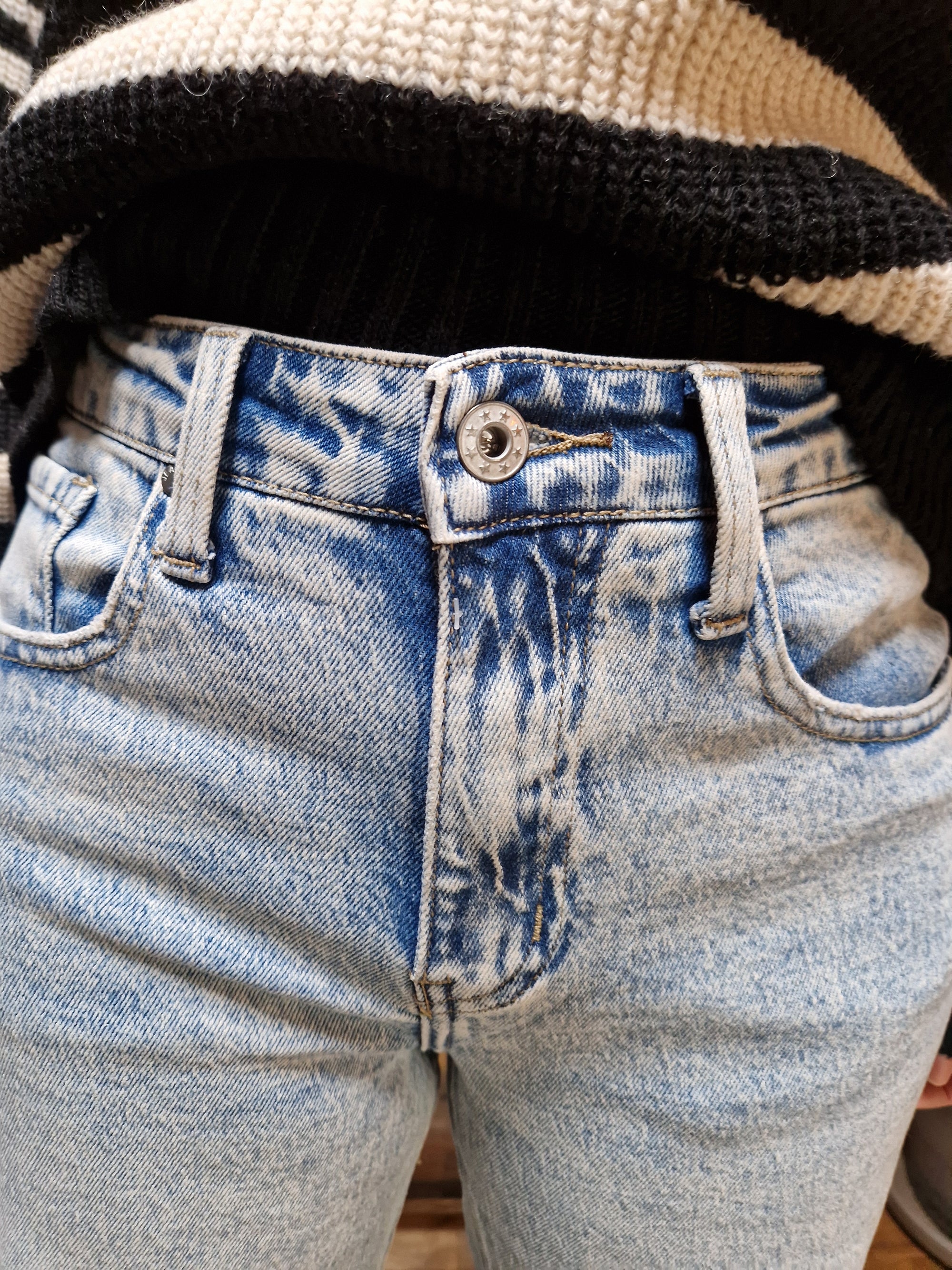 JEANS CHIARO GAMBA DRITTA