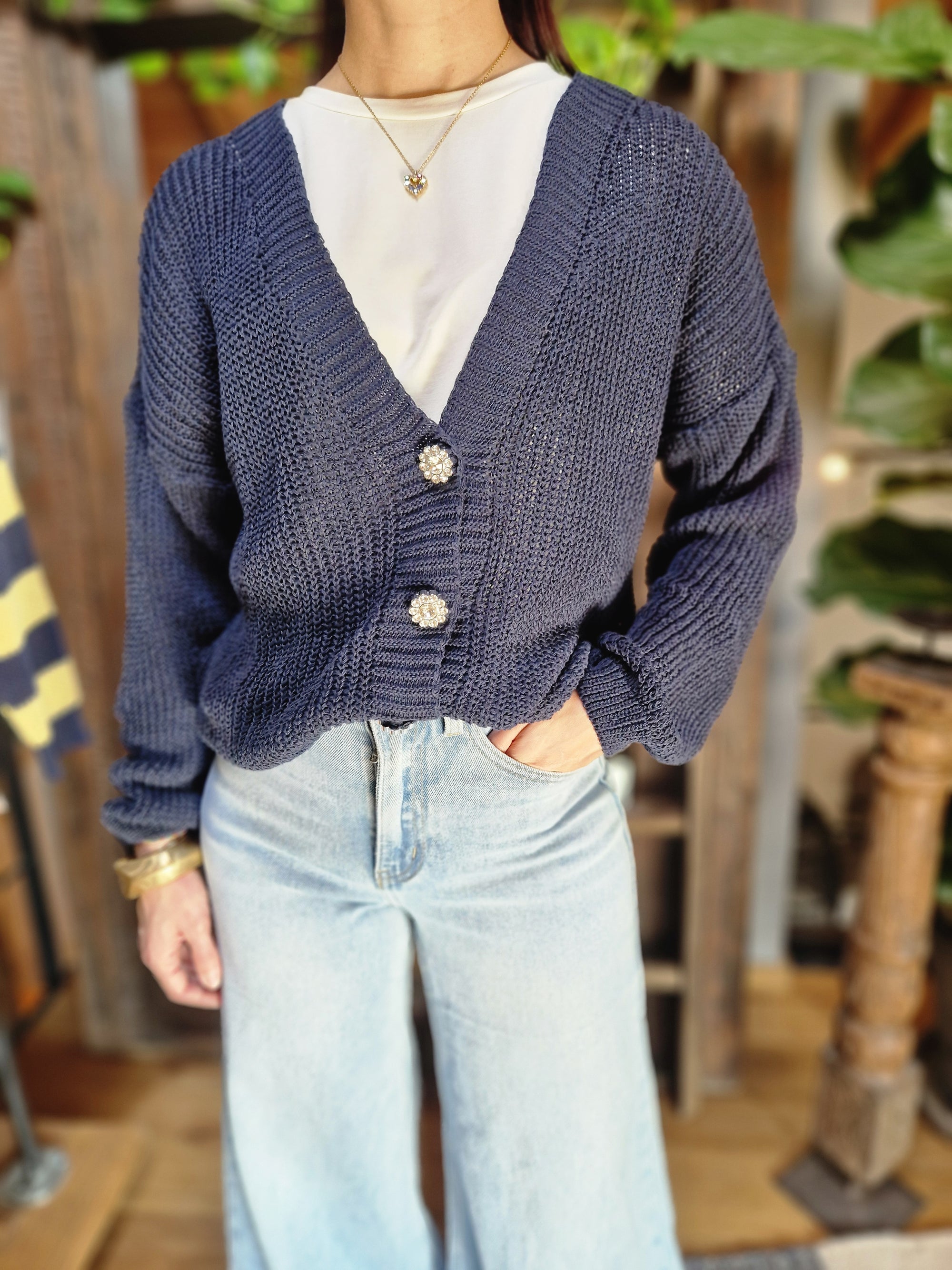 CARDIGAN BOTTONI GIOIELLO