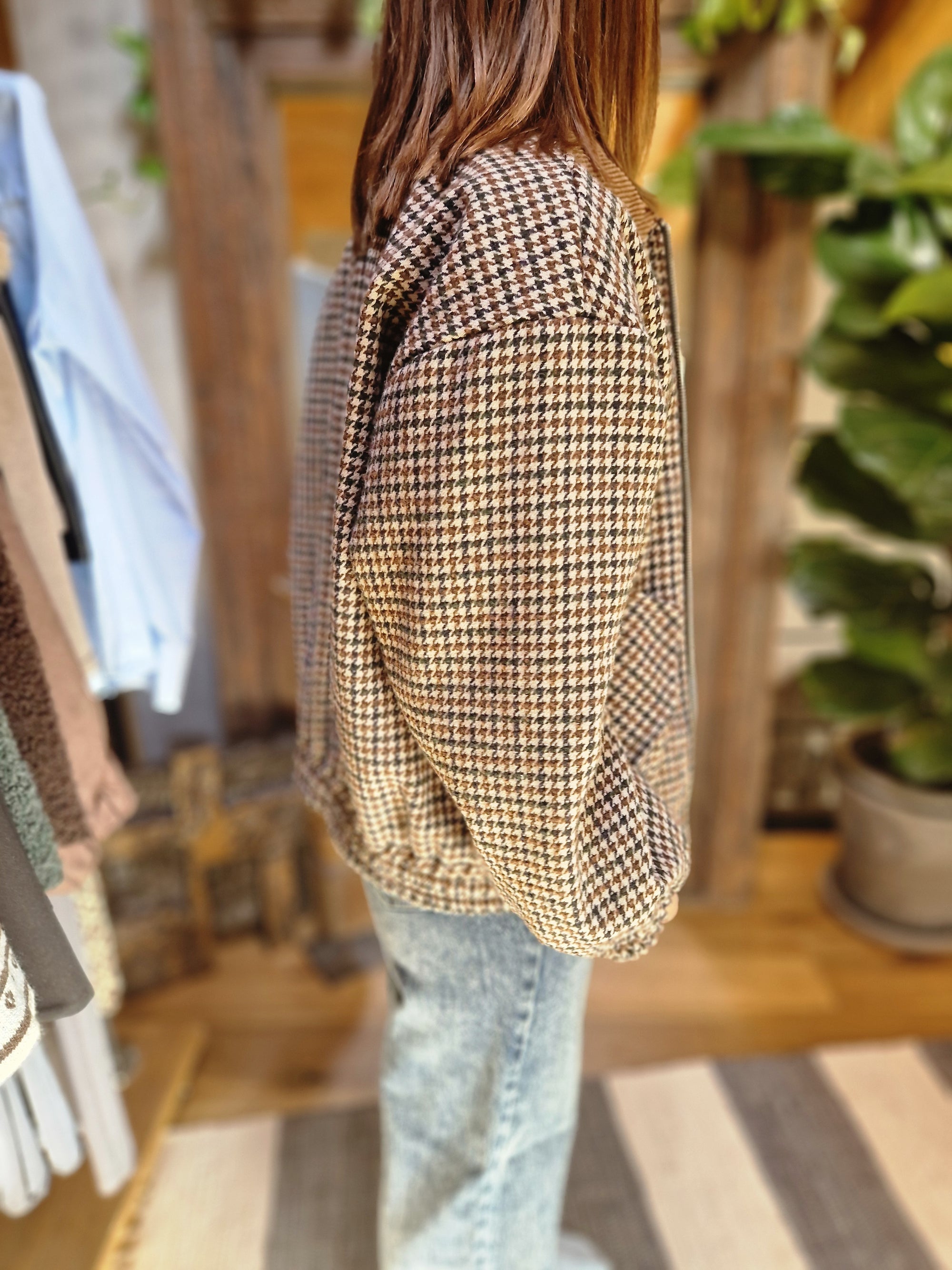 BOMBER PIED DE POULE