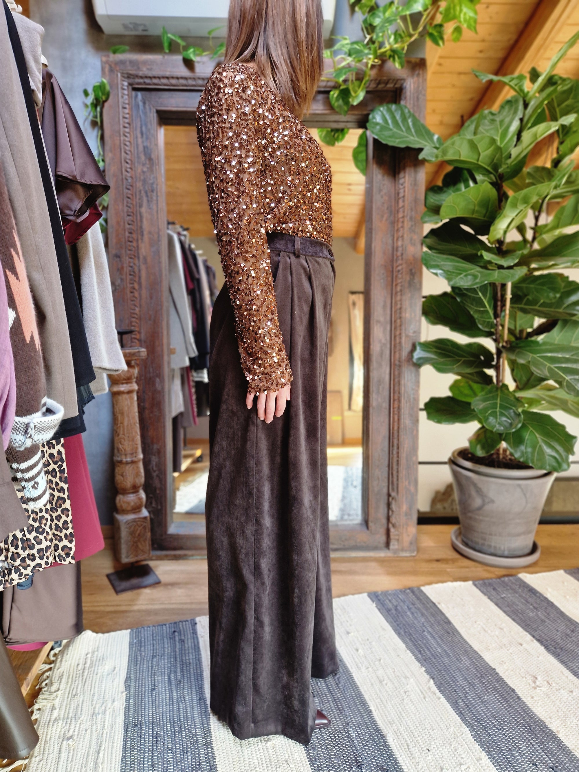 PANTALONI IN VELLUTO