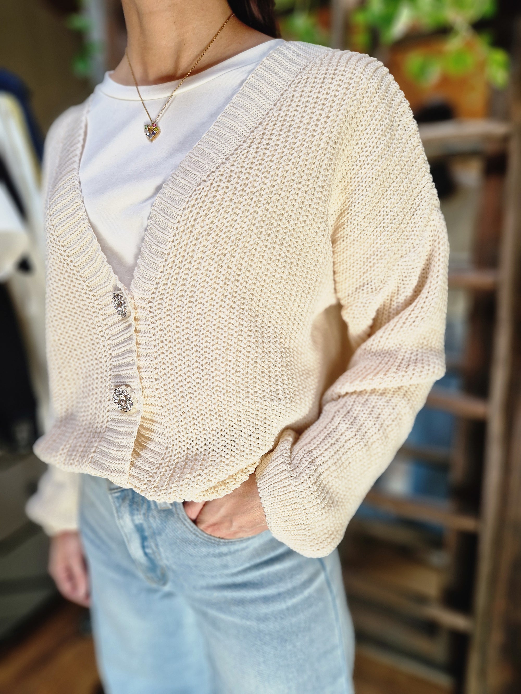 CARDIGAN BOTTONI GIOIELLO