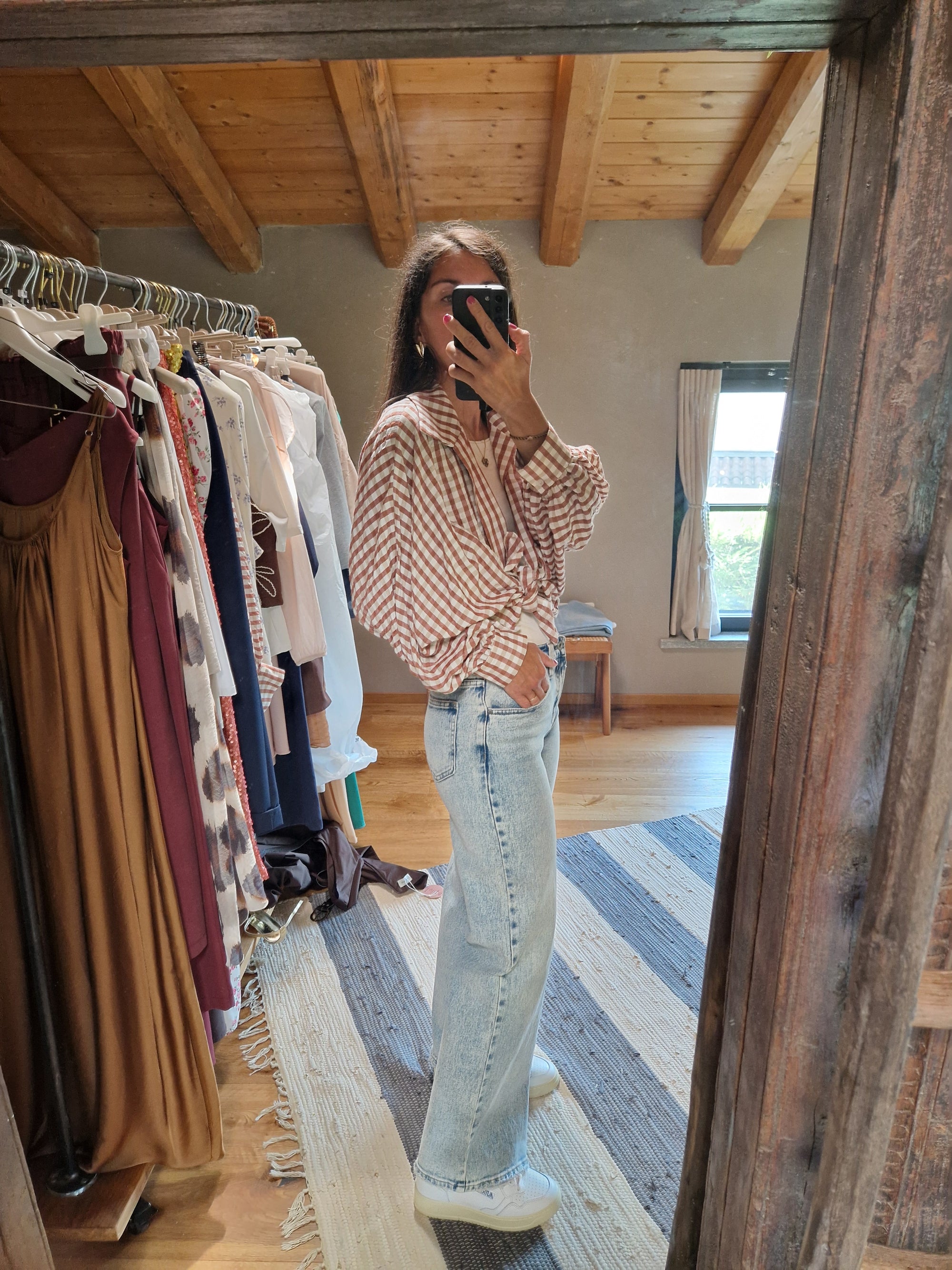 CAMICIA CHECK NODO