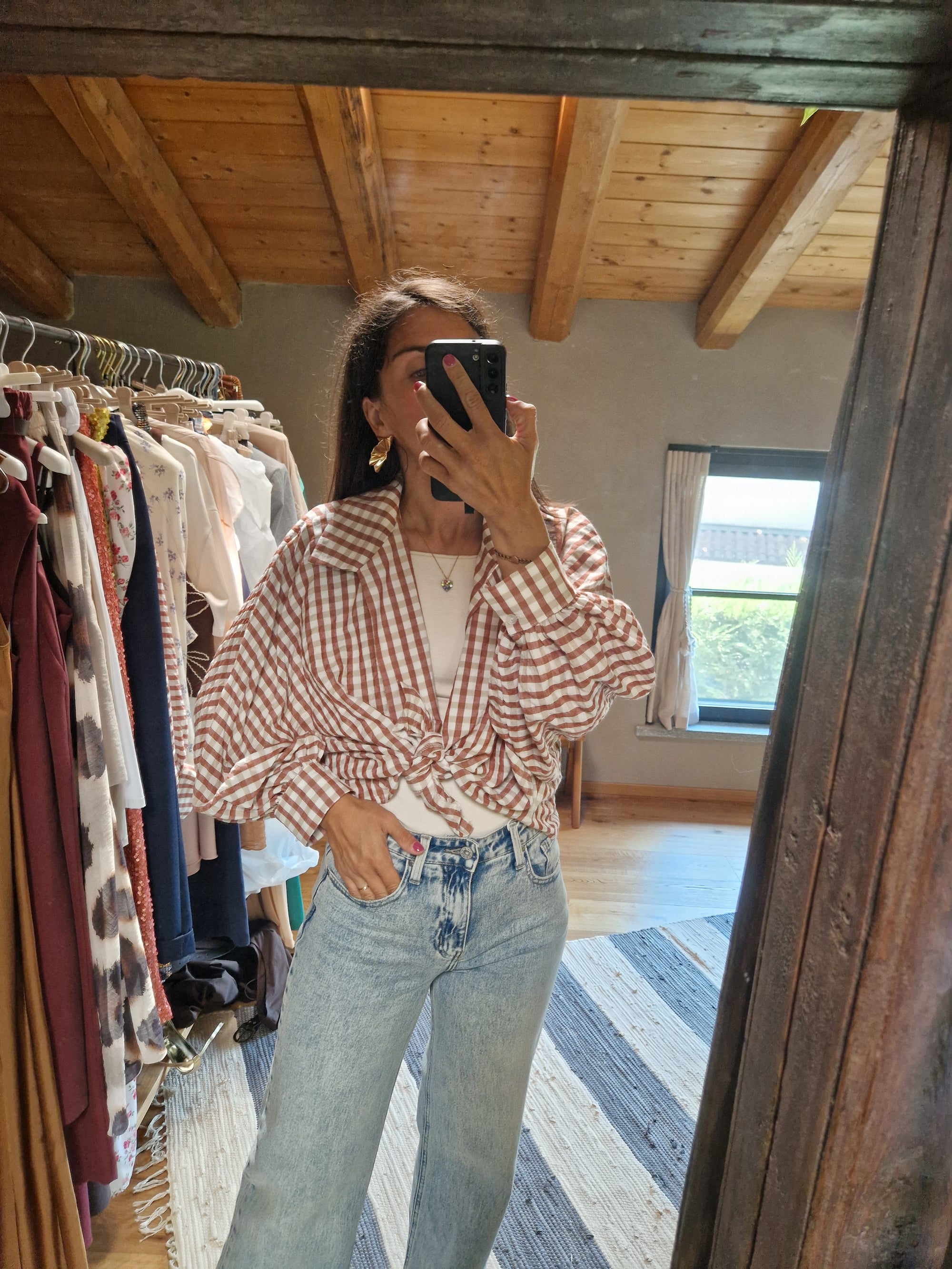 CAMICIA CHECK NODO