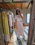 GONNA LONGUETTE SATIN