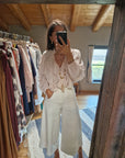 CAMICIA ROUGE CON COLLANA