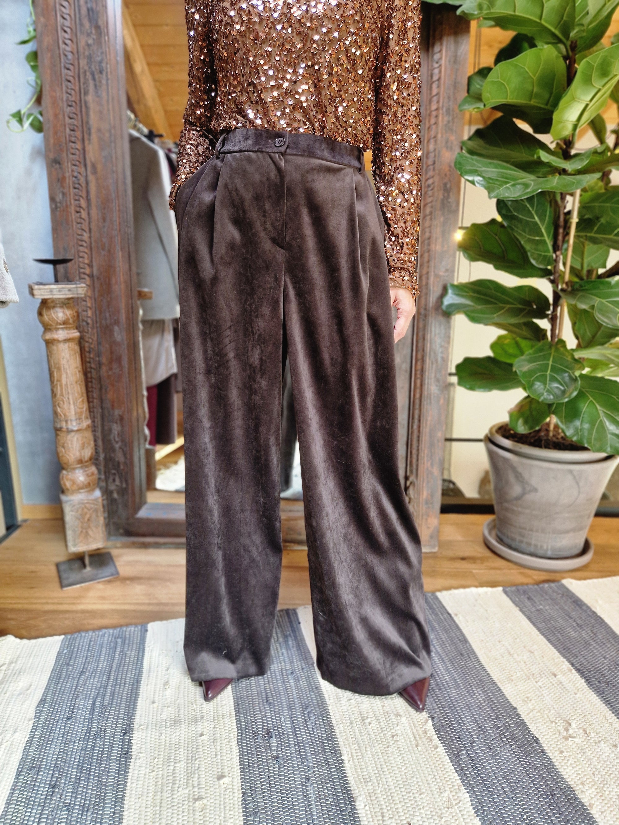 PANTALONI IN VELLUTO