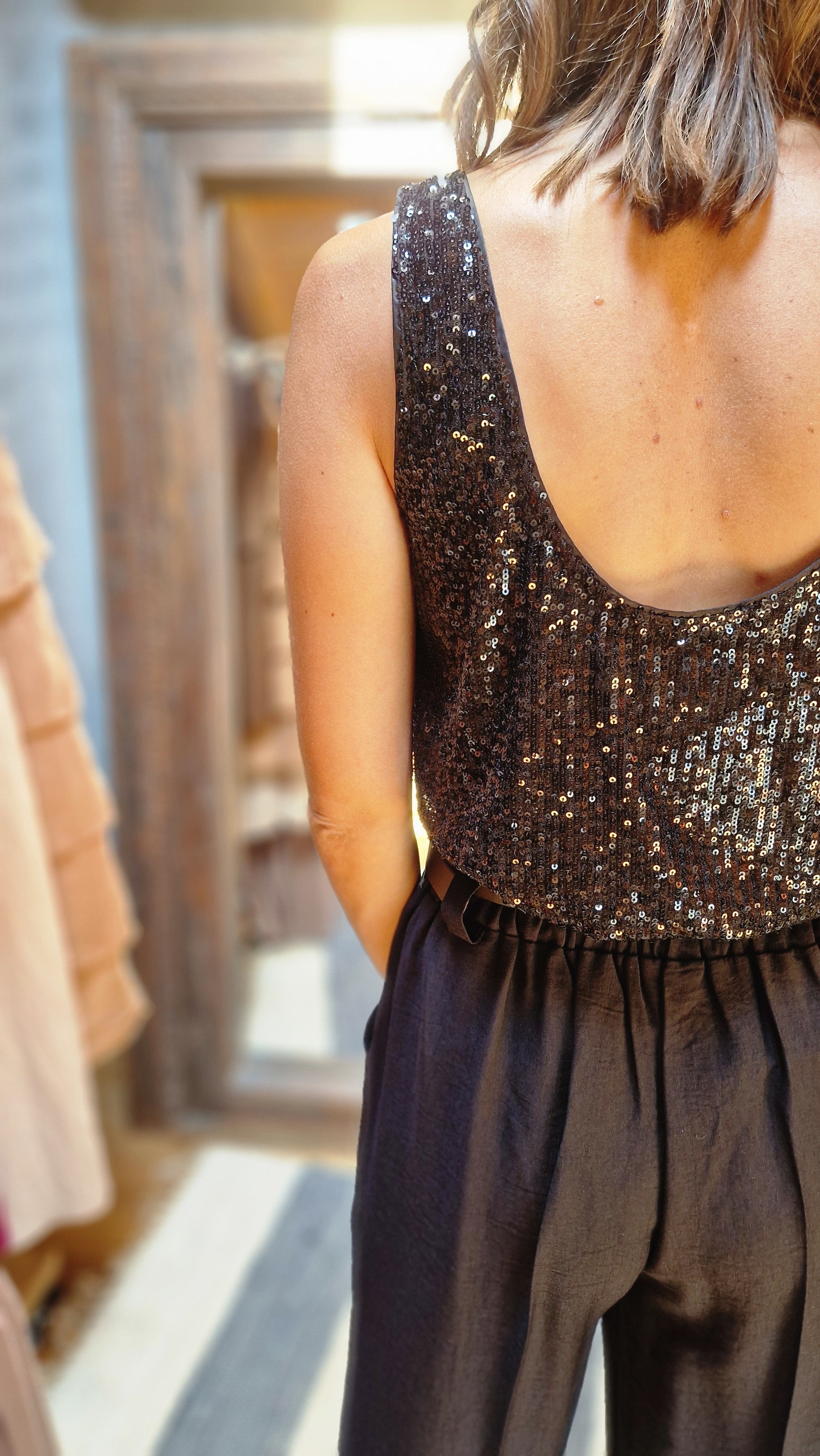 CANOTTA CON PAILLETTES