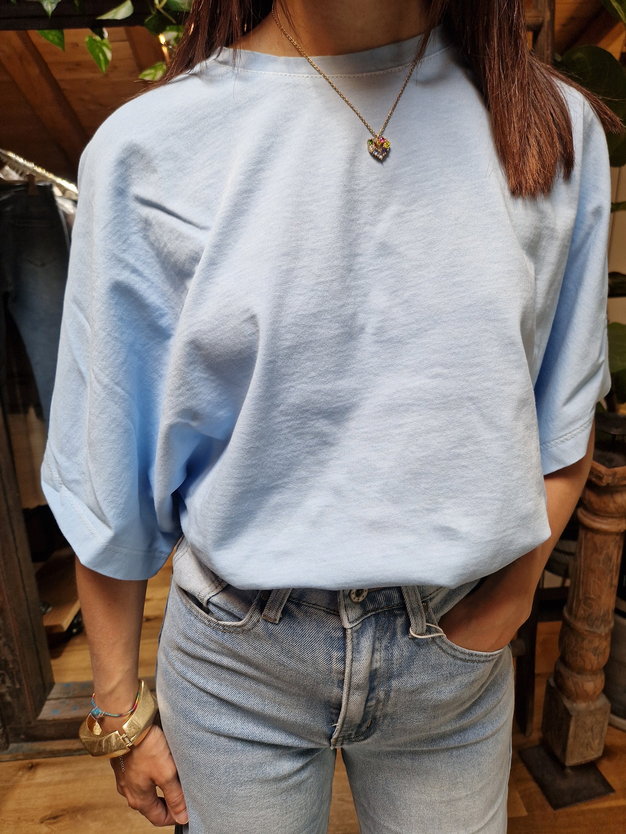 T-SHIRT MANICHE LARGHE