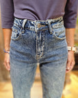 JEANS DRITTO CON RISVOLTO