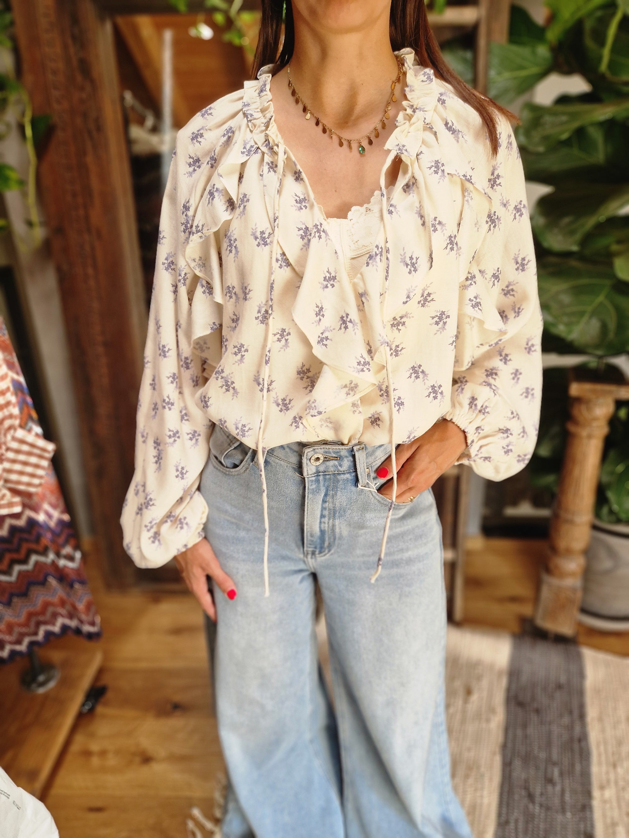 BLUSA FIORELLINI